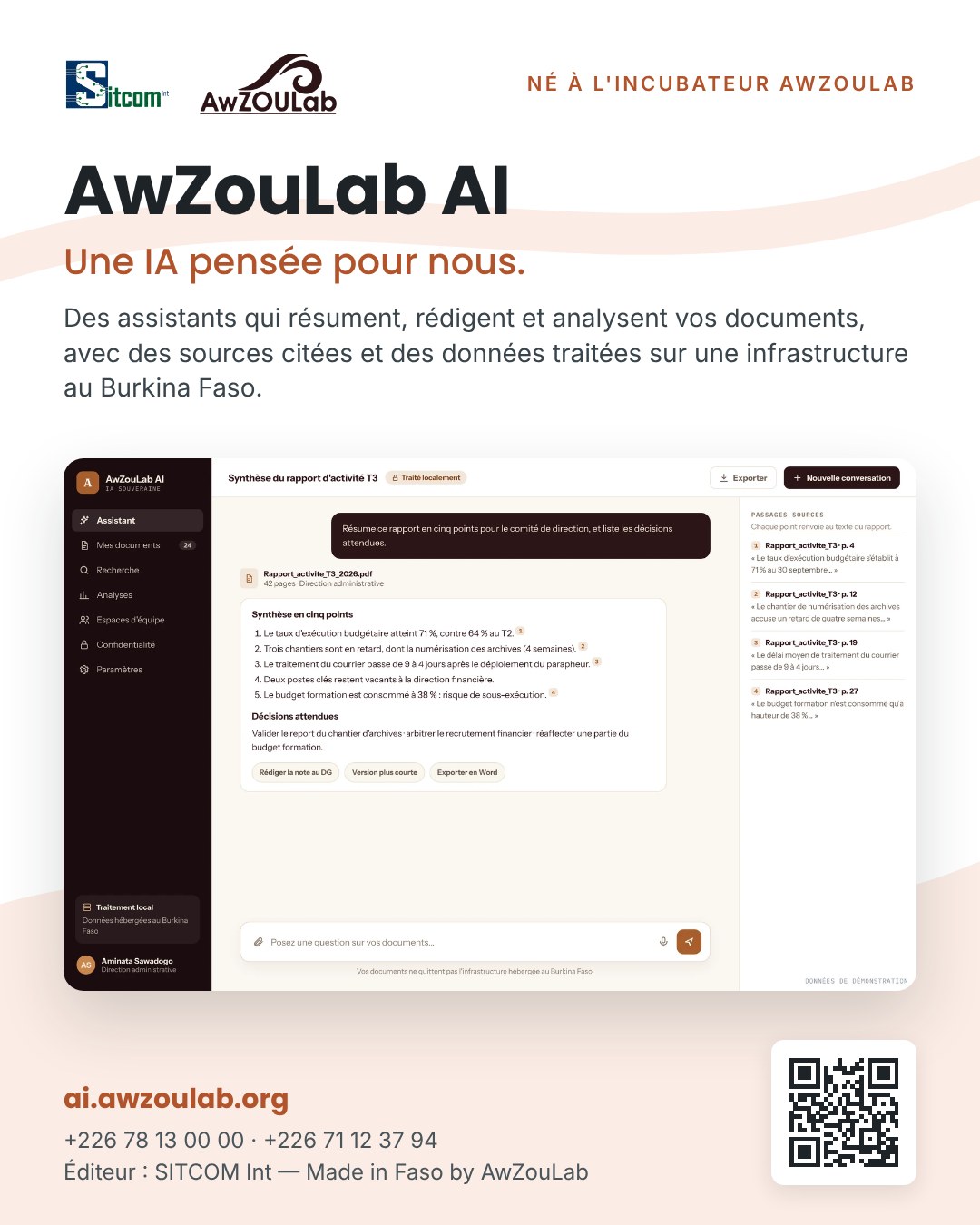 Affiche awzoulab ai