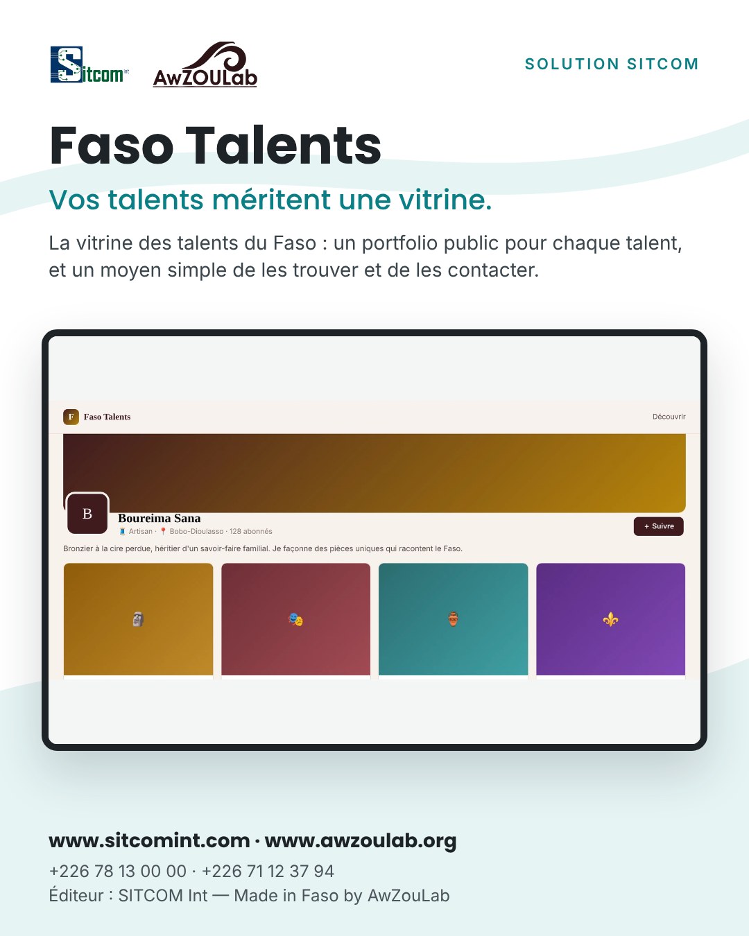 Affiche faso talents