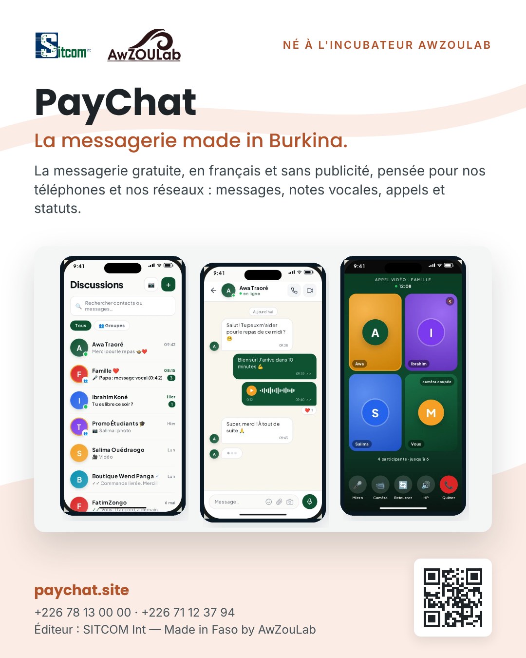 Affiche paychat